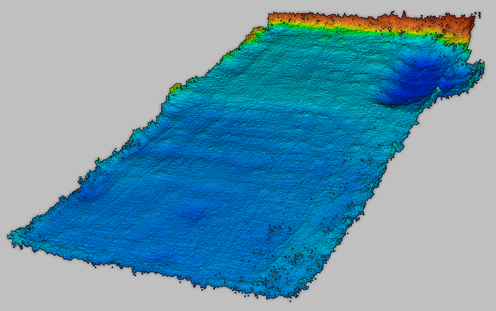 3D Ansicht der Baugrubensohle