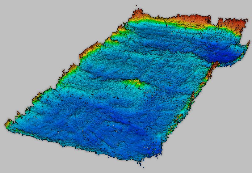 3D Ansicht der Baugrubensohle